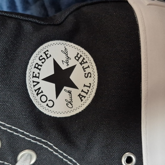 Converse Lugged Chuck Taylor All Star Black Canvas High-Tops Size 8, New In Box - Picture 13 of 14